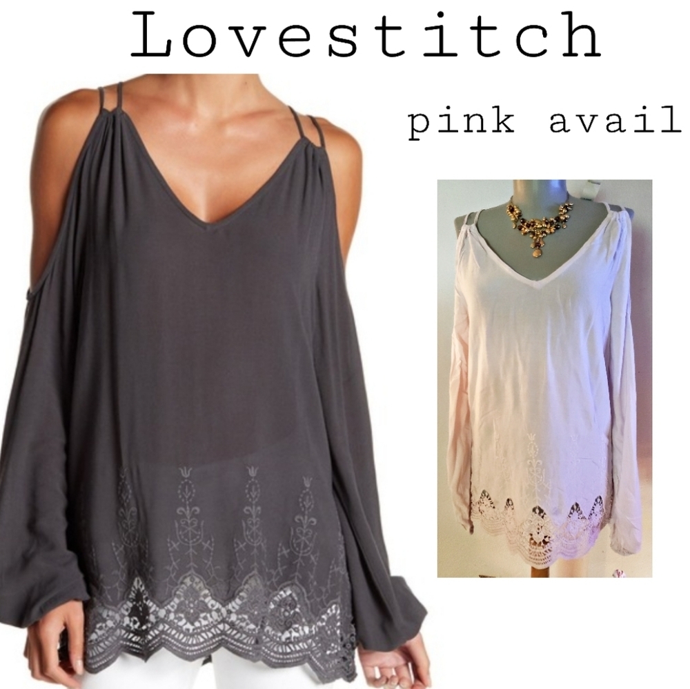 Lovestich double strap C/S top. Sz S/M